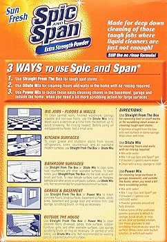 Spic And Span Extra Strength Powder Cleaner for Multiple